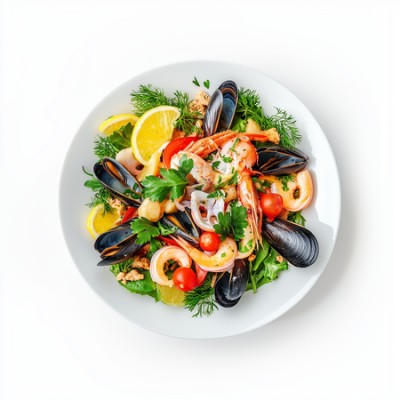 Фирменное блюдо Морской гриль прованс - купить в Каразыбаше